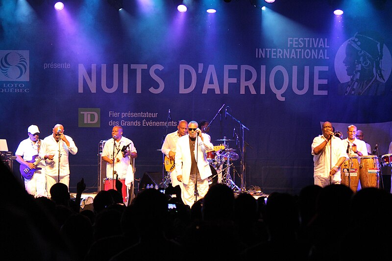 Tabou Combo performing at the 2014 Festival International Nuits d'Afrique in Montréal